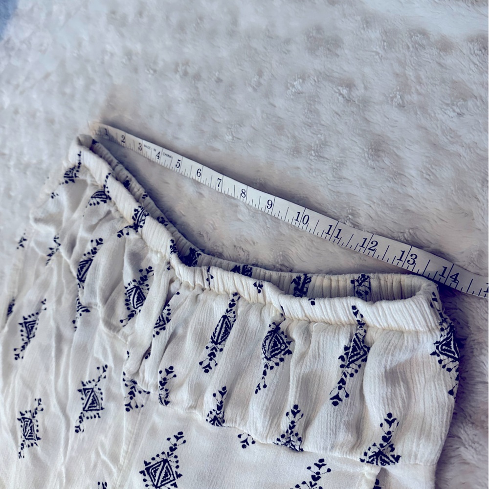 Free People diamond print harem crop pants tea combo - Picture 12 of 14